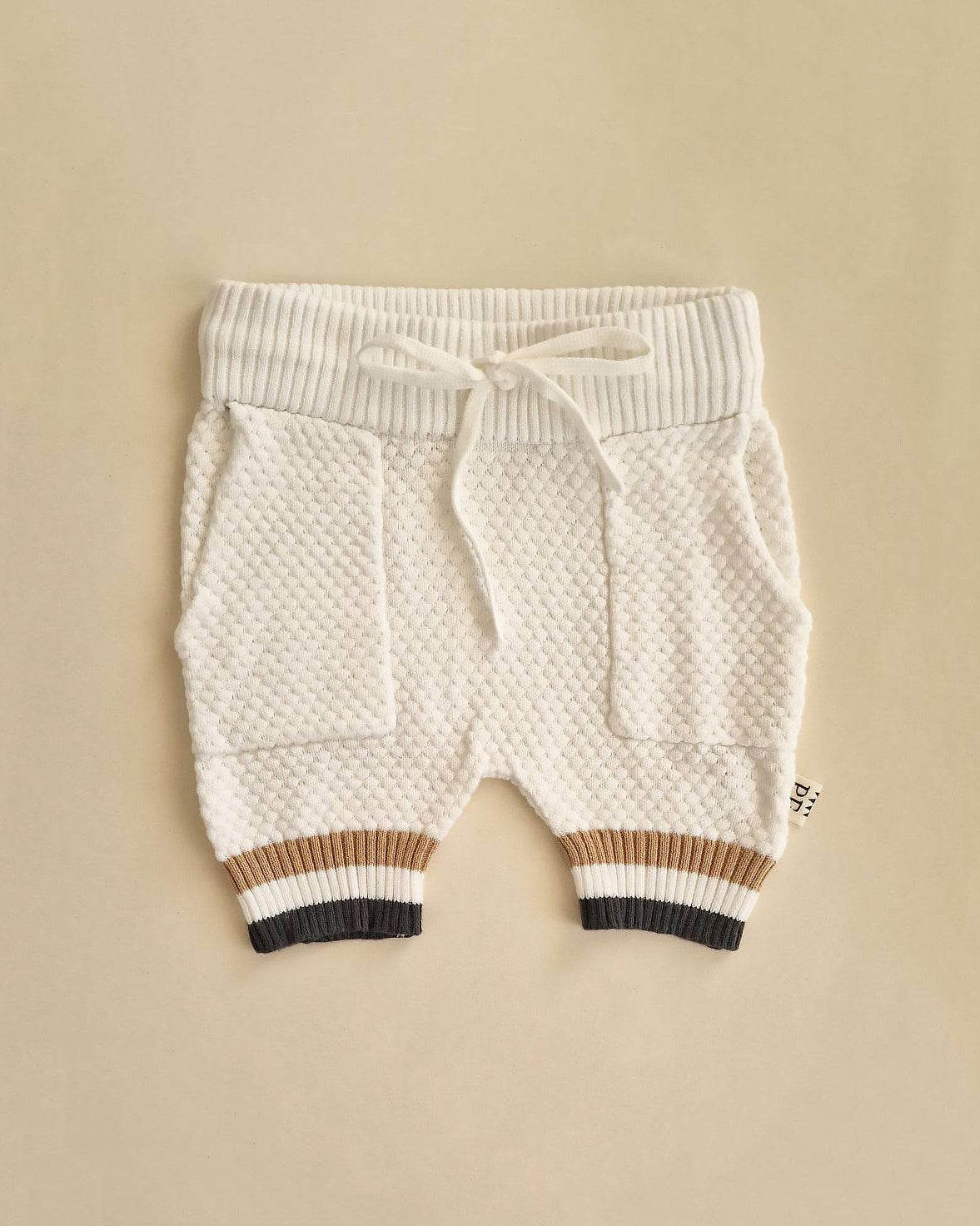 Knitted Shorts - Cotton - Ivory - Petit Filippe