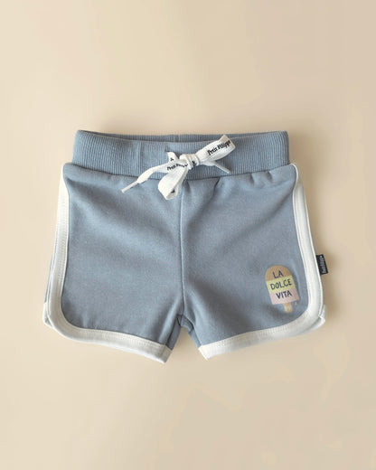 Shorts - La Dolce Vita - Steel Blue - Petit Filippe
