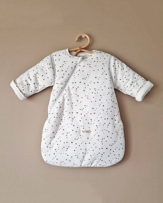 Sleeping Bag With Detachable Sleeves - Stars - Petit Filippe