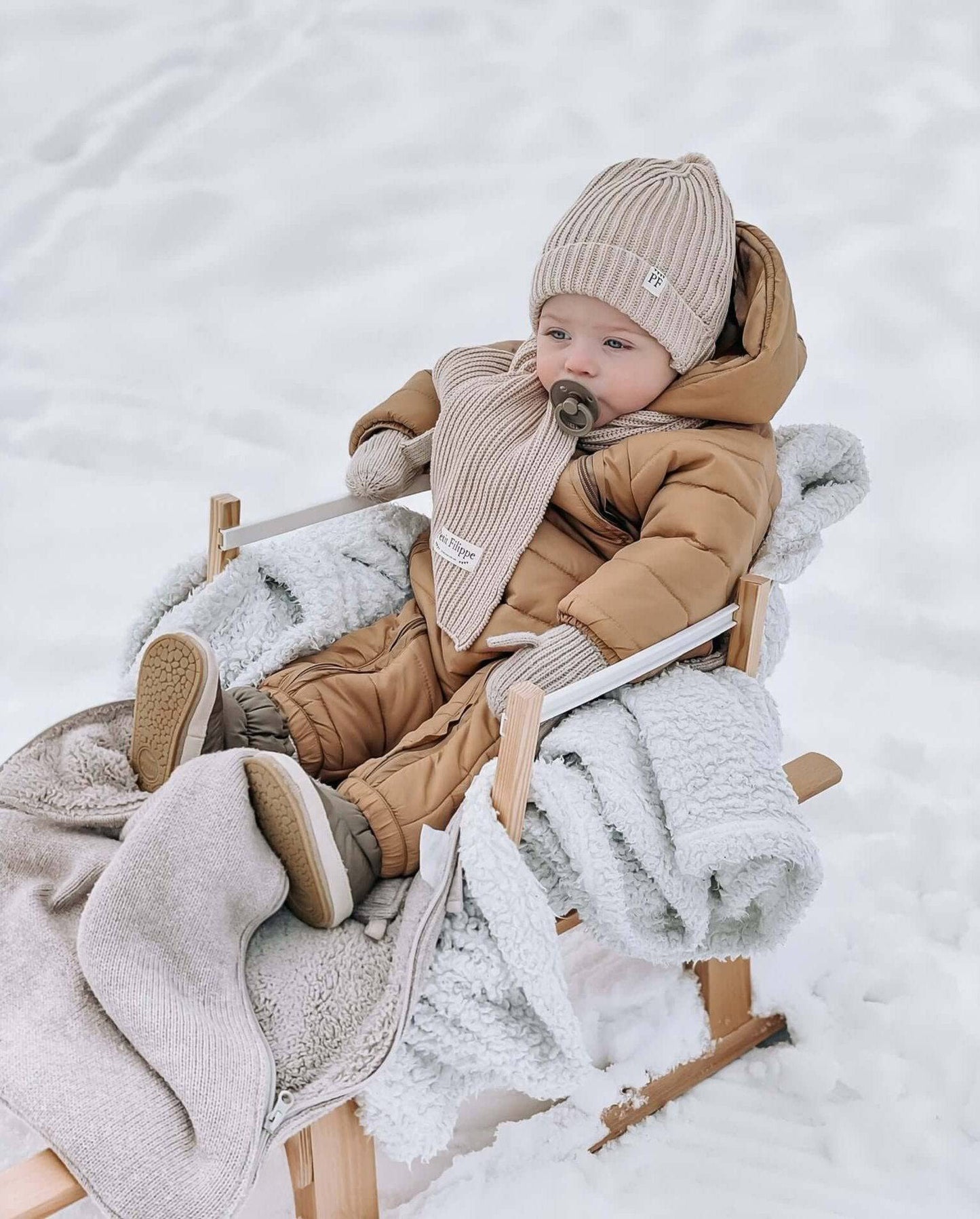 Snowsuit - Camel - Petit Filippe