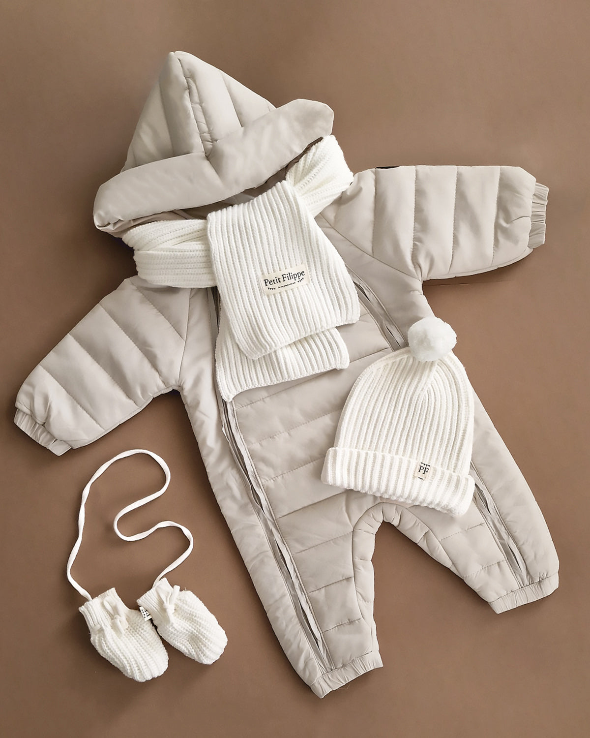 Snowsuit - Oatmeal - Petit Filippe