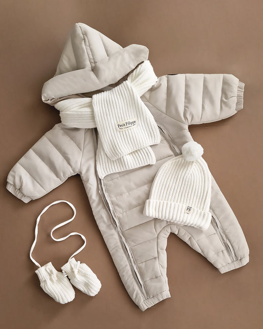 Snowsuit - Oatmeal - Petit Filippe