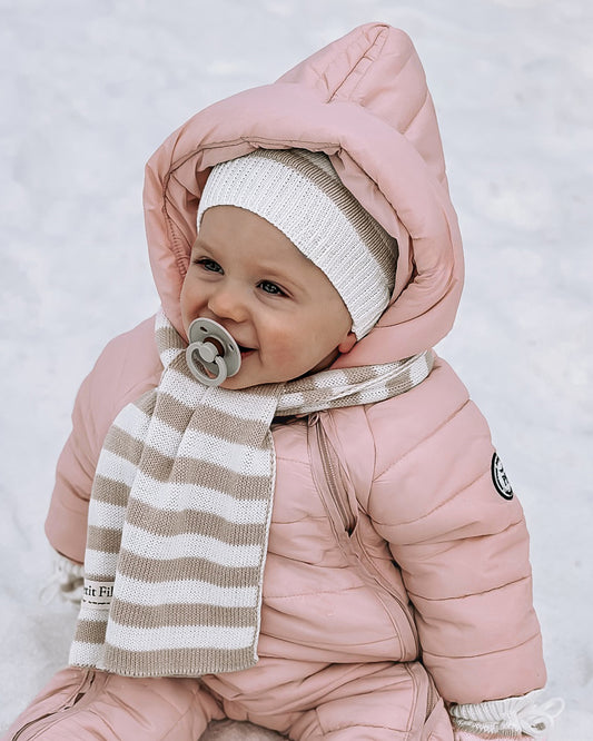 Snowsuit - Peony Pink - Petit Filippe