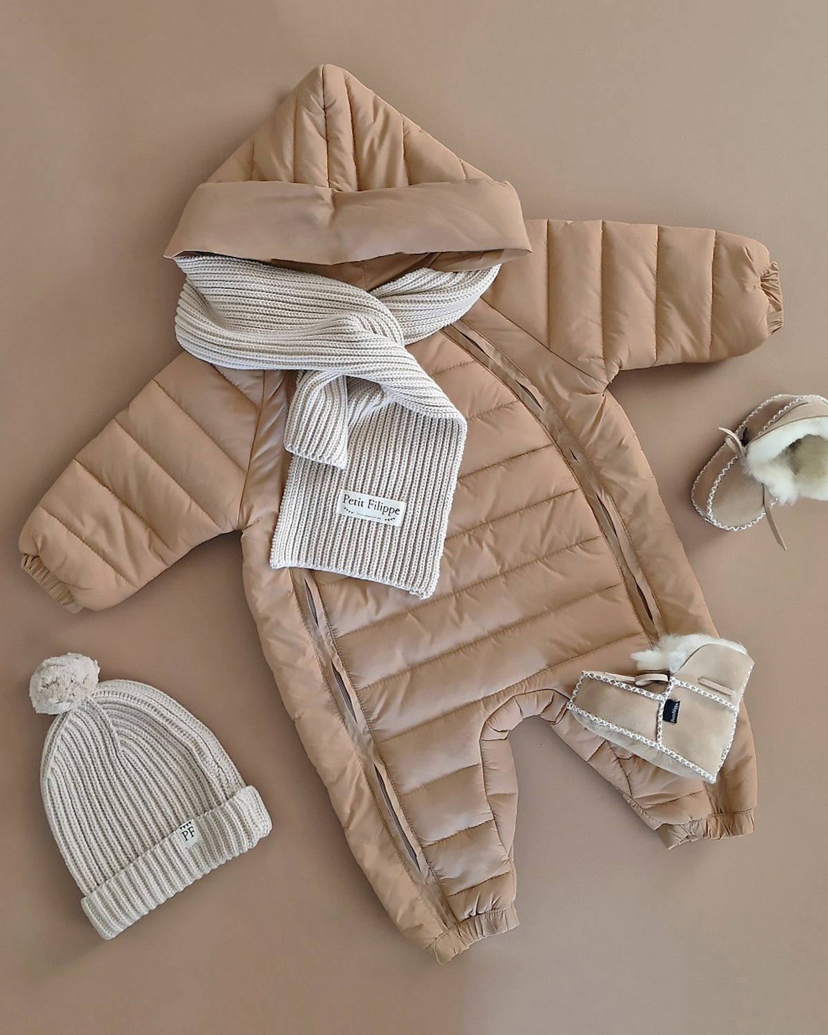 Snowsuit - Camel - Petit Filippe