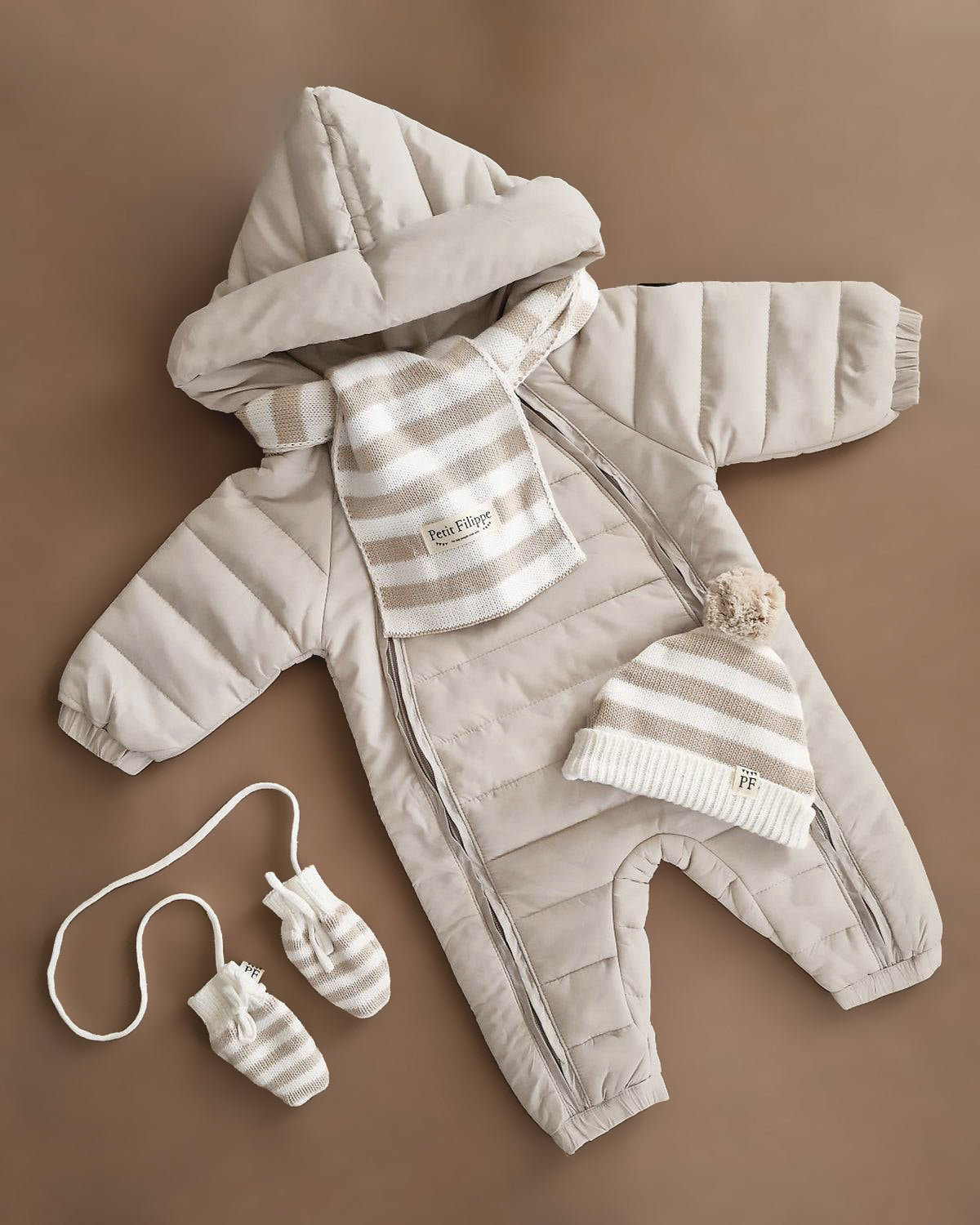 Snowsuit - Oatmeal - Petit Filippe