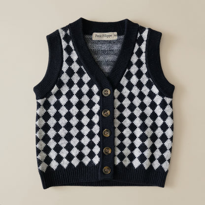 Preppy Spencer - Merino Wool - Night Blue