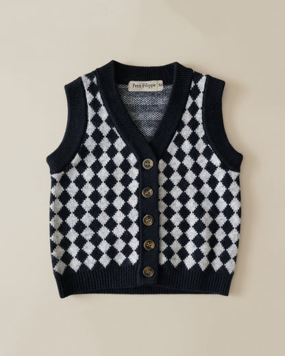 Preppy Spencer - Merino Wool - Night Blue