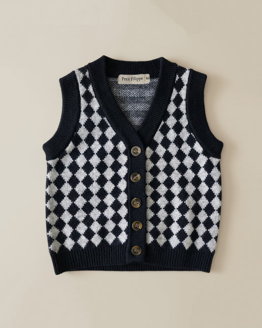 Preppy Spencer - Merino Wool - Night Blue