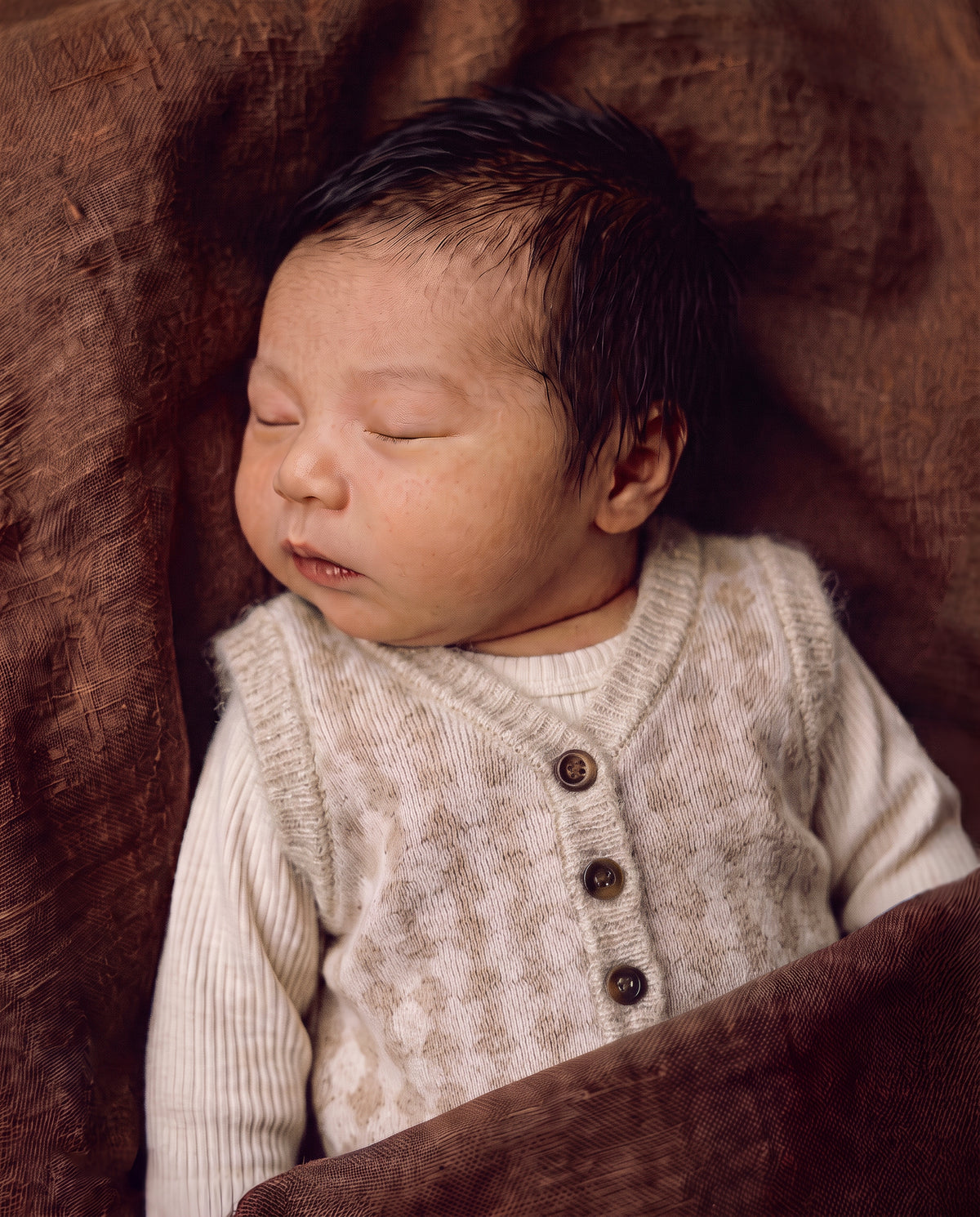 Preppy Vest - Merino Wool - Oat
