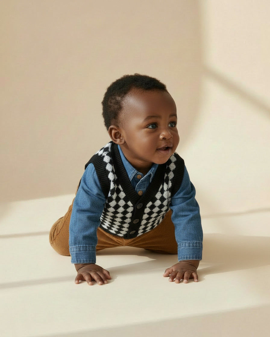 Chemise en denim – Bleu moyen