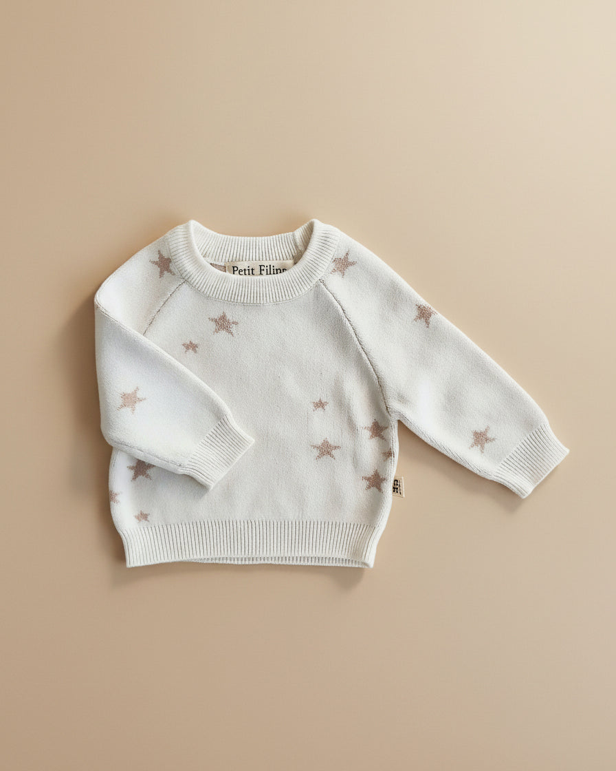 Starry Sweater - Cotton - Ivory - Petit Filippe