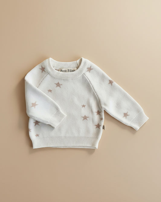 Starry Sweater - Cotton - Ivory - Petit Filippe