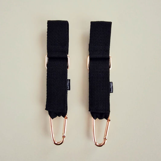 Stroller Clip Set - Black - Petit Filippe