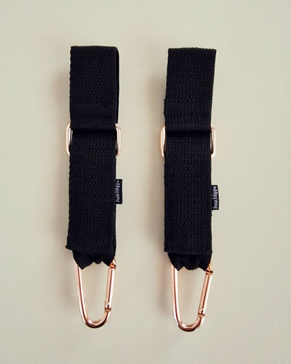 Stroller Clip Set - Black - Petit Filippe