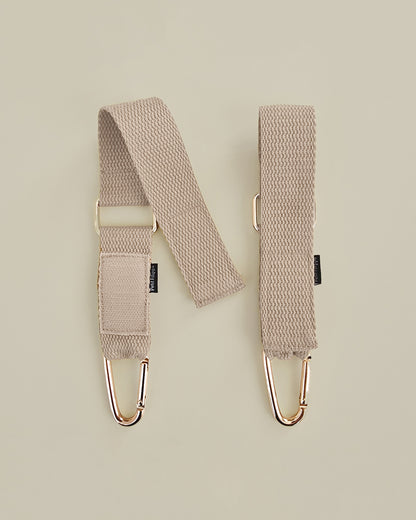 Stroller Clip Set - Oatmeal - Petit Filippe