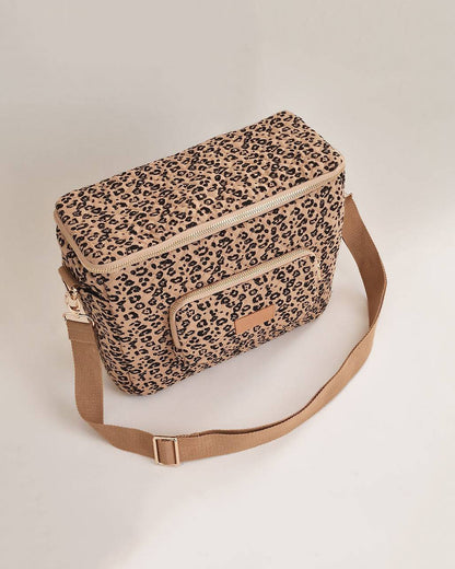 Quilted Stroller & Crossbody Bag - Leopard - Petit Filippe