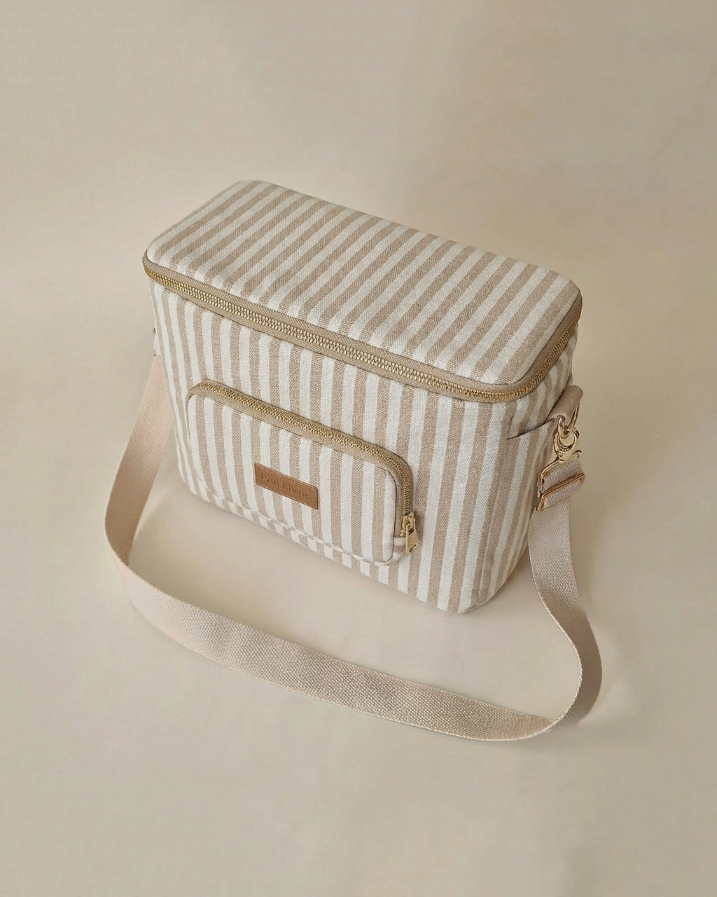 Stroller & Crossbody Bag - Oatmeal Striped - Petit Filippe