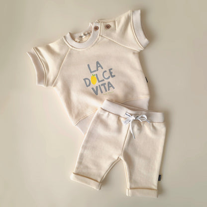 Sweatshirt - La Dolce Vita - Butter Yellow - Petit Filippe