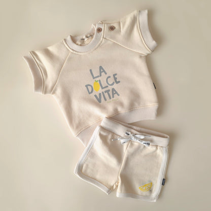 Shorts - La Dolce Vita - Butter Yellow - Petit Filippe