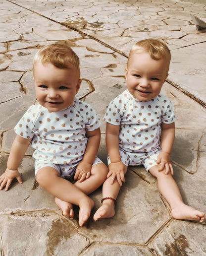 Baby Swim Playsuit - UPF50+ - Dots - Petit Filippe