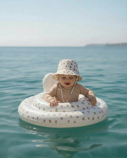 Bouée de bain pour bébé - Pois - 1-3 ans