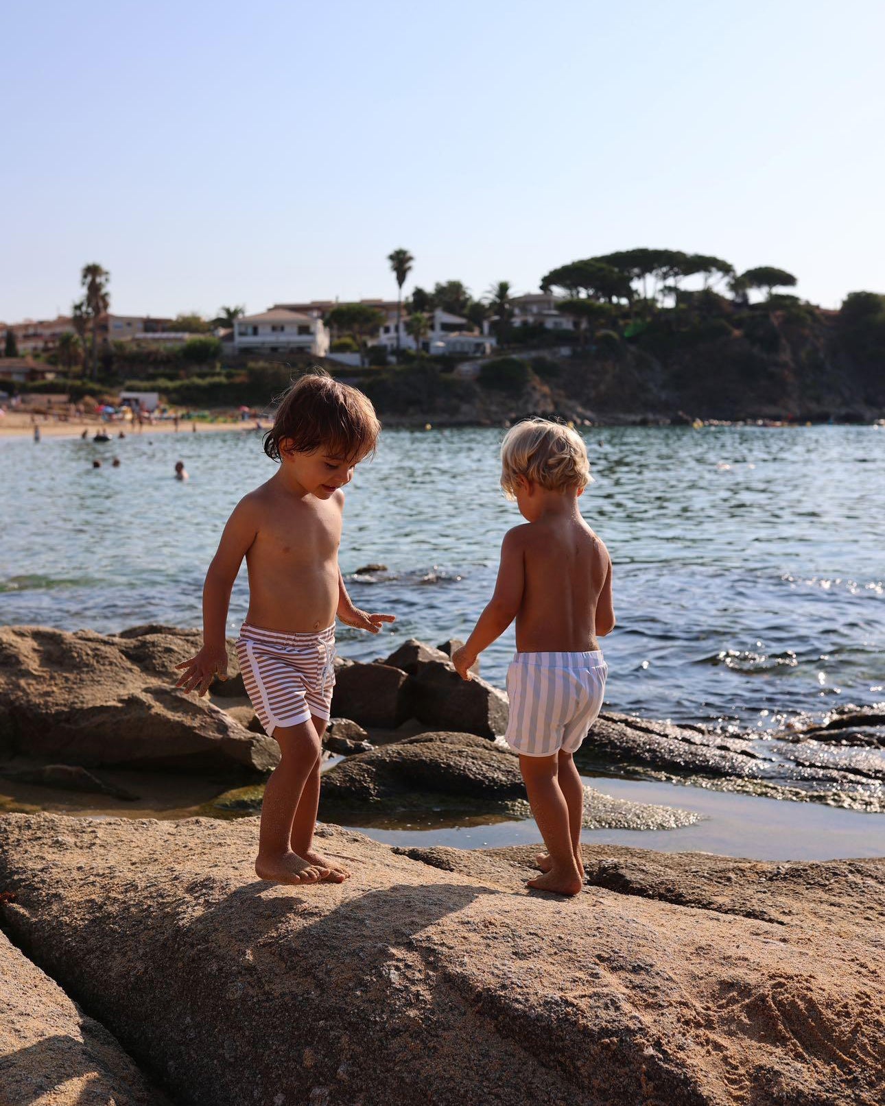 Baby Swim Shorts - UPF50+ - Striped - Petit Filippe