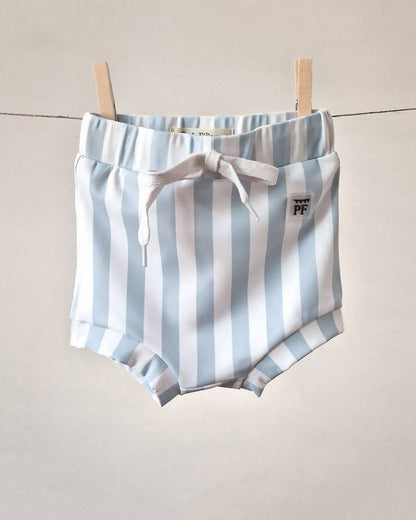 Baby Swim Pants - UPF50+ - Misty Blue Striped - Petit Filippe