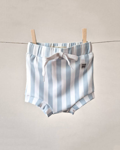 Baby Swim Pants - UPF50+ - Misty Blue Striped - Petit Filippe