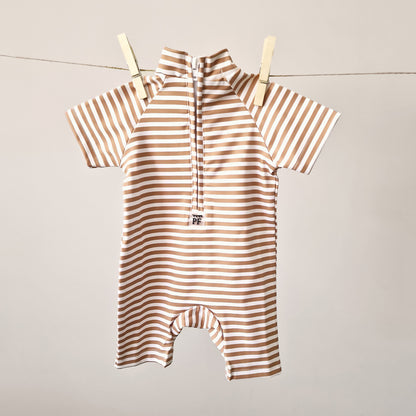 Baby Swim Playsuit - UPF50+ - Striped - Petit Filippe