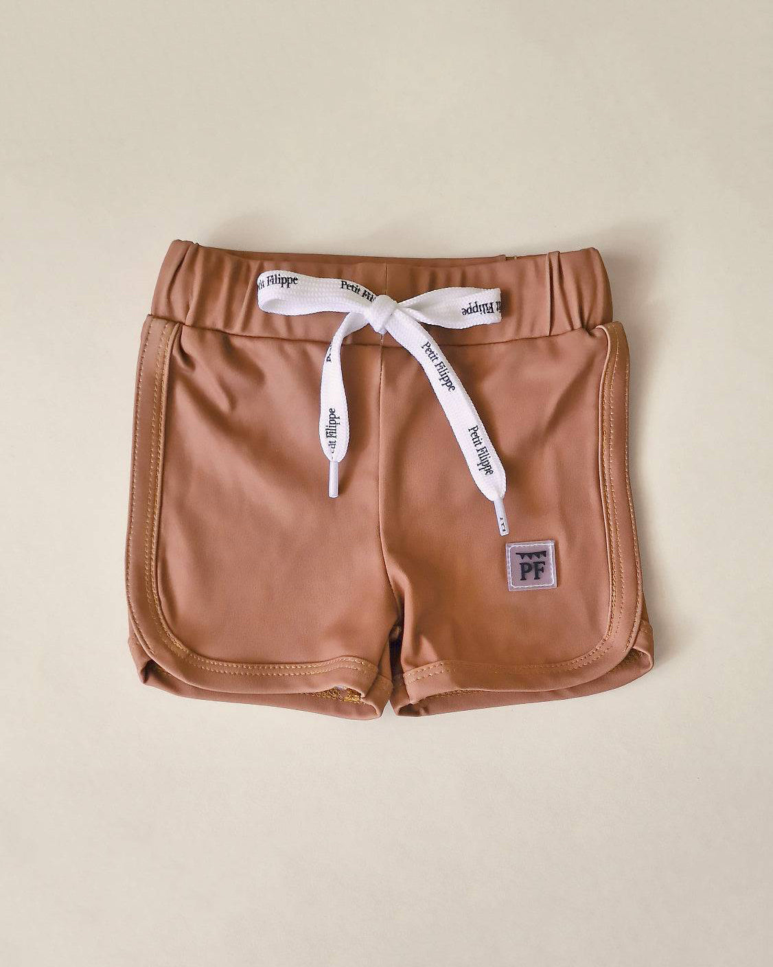 Baby Swim Shorts - UPF50+ - Brick - Petit Filippe