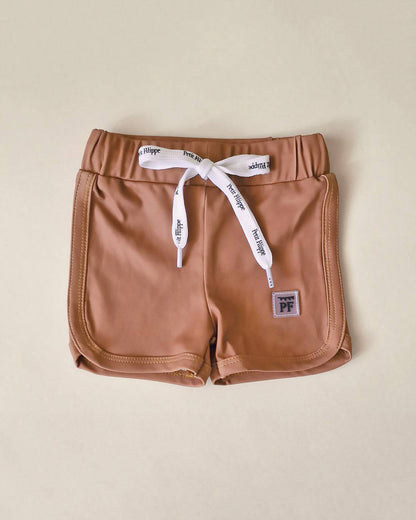 Baby Swim Shorts - UPF50+ - Brick - Petit Filippe