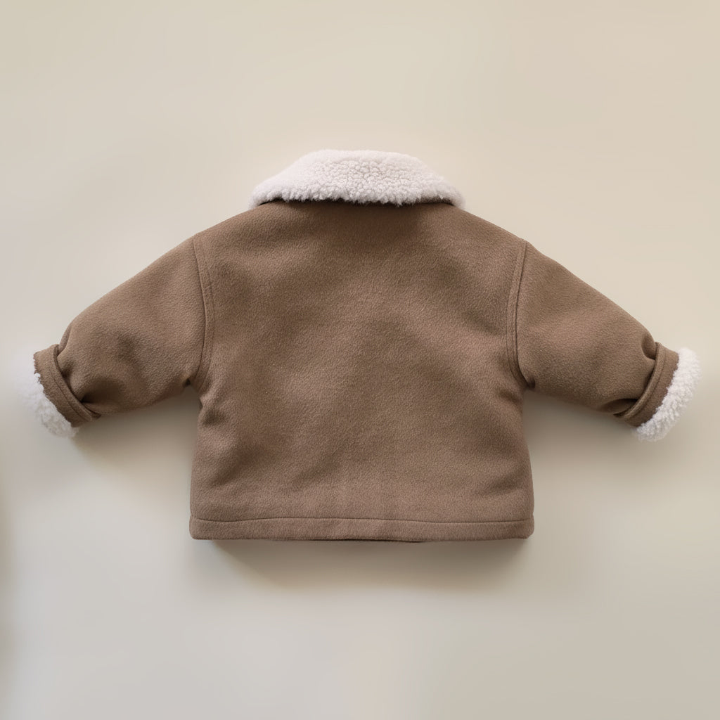 Teddy-Lined Jacket - Walnut