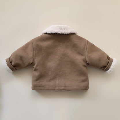 Teddy-Lined Jacket - Walnut