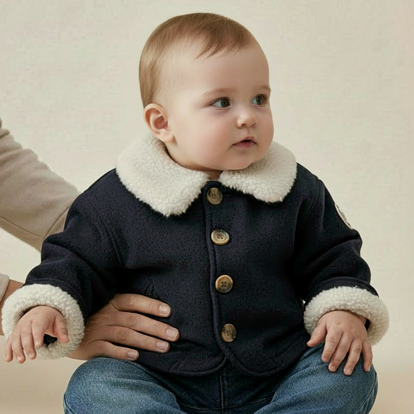 Teddy Jacket - Night Blue