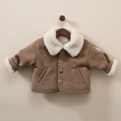 Teddy-Lined Jacket - Walnut