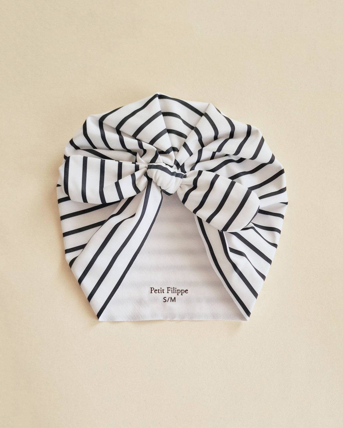 Baby Swim Turban - UPF50+ - Breton Stripes - Petit Filippe