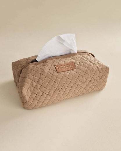 Baby Wipes Cover - Beige - Petit Filippe