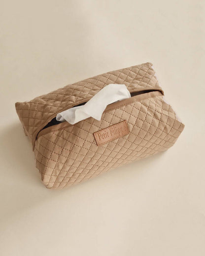 Baby Wipes Cover - Beige - Petit Filippe