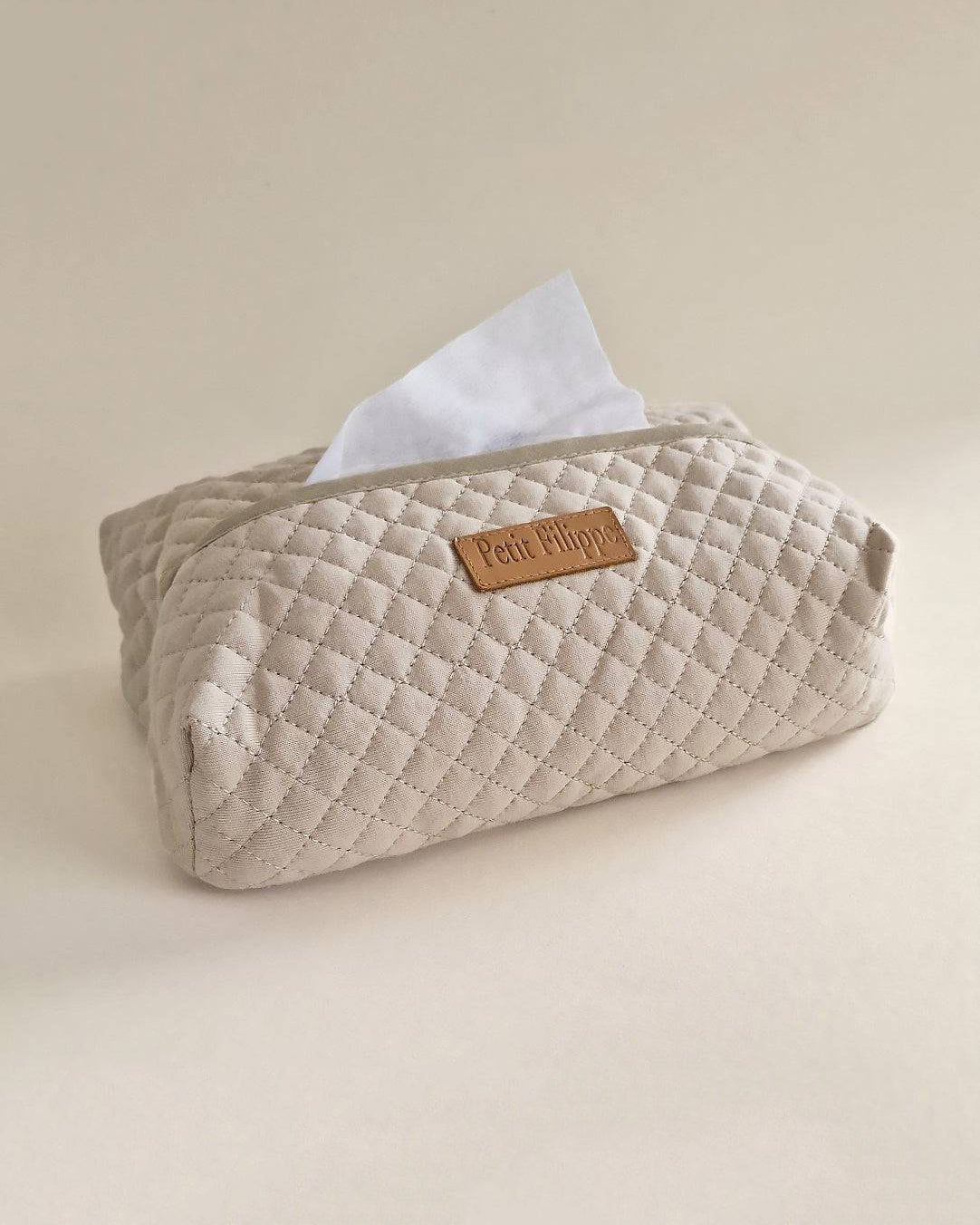 Housse de lingettes bébé - Avoine