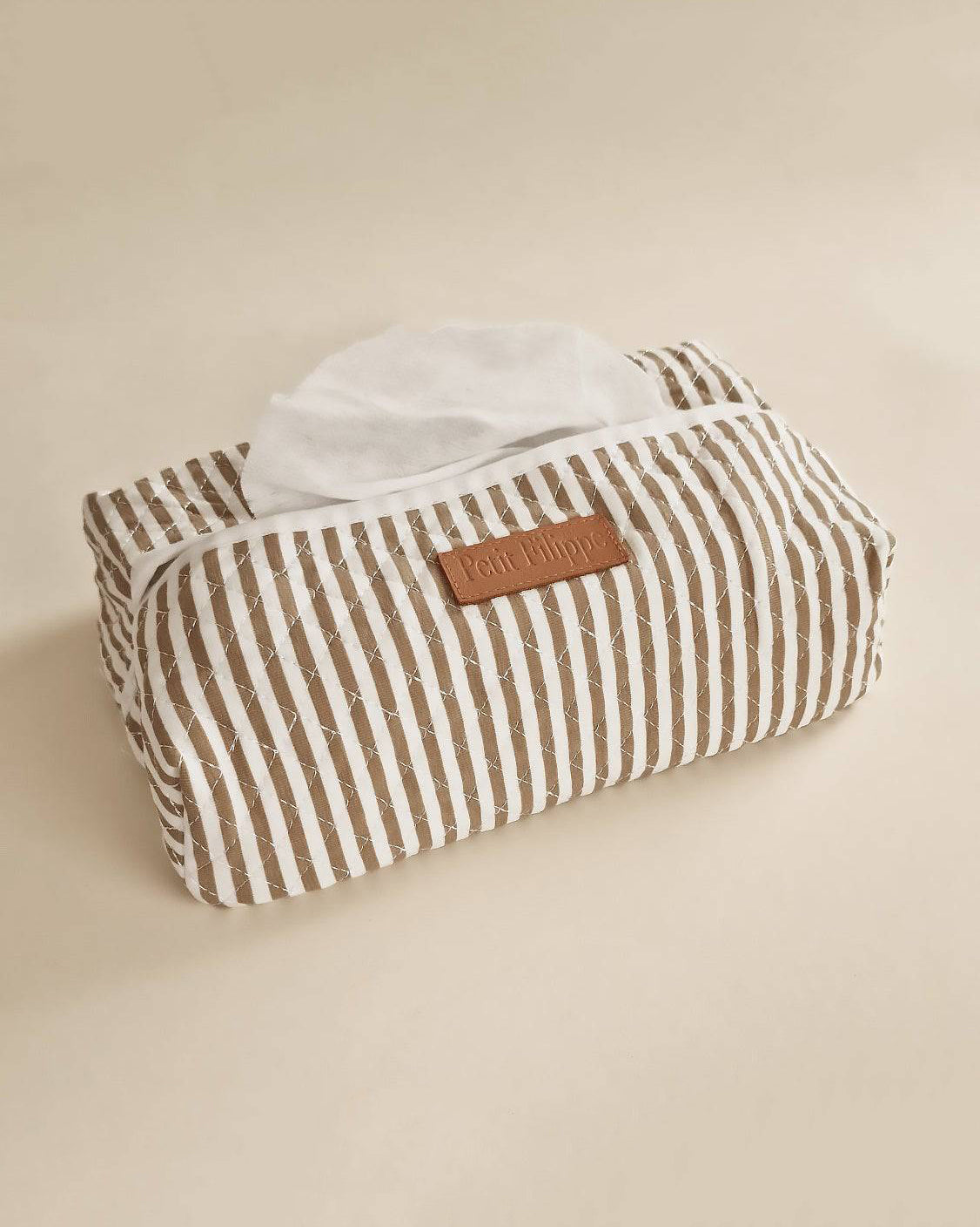 Baby Wipes Cover - Striped - Petit Filippe