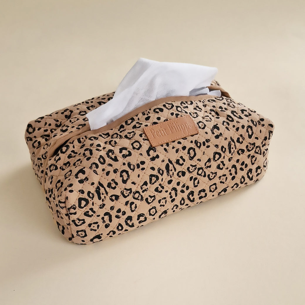 Baby Wipes Cover - Leopard - Petit Filippe