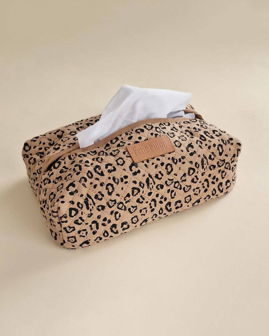 Baby Wipes Cover - Leopard - Petit Filippe