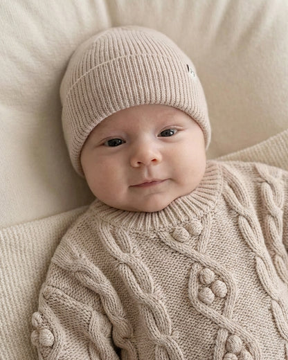 Beanie - Merino Wool - Oat