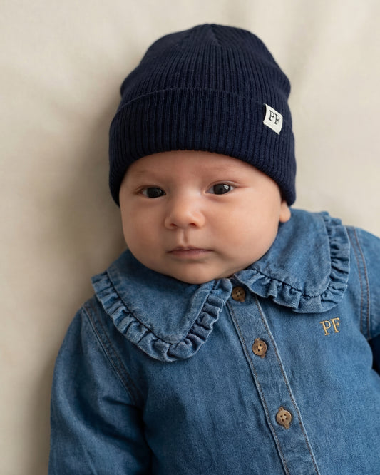 Beanie - Merino Wool - Night Blue