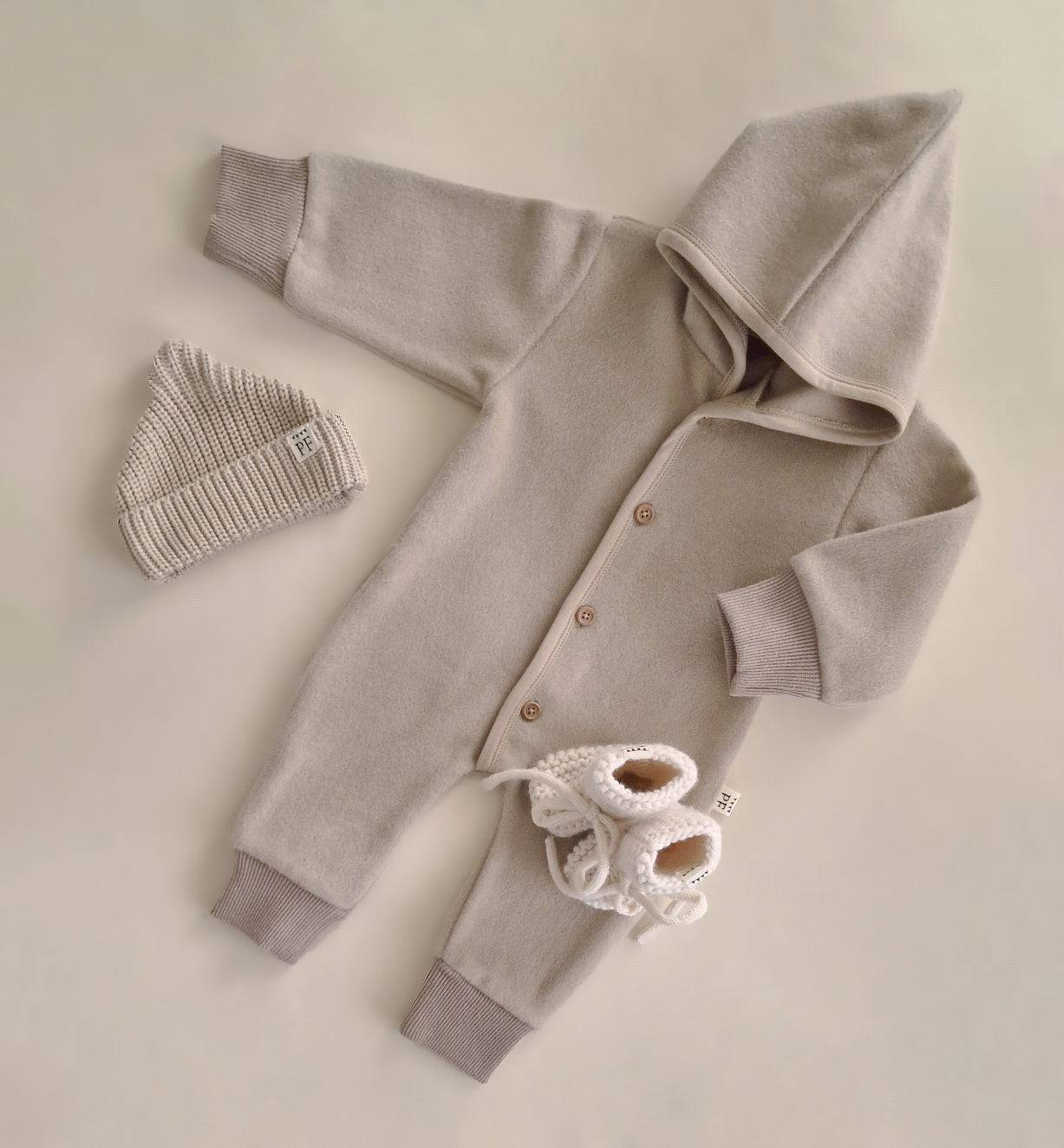 Jas met ritssluiting van merinowol/gerecyled polyester Jas met ritssluiting van merinowol/gerecyled polyester
