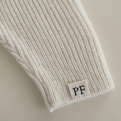 Rib Pants - Merino Wool - Ecru