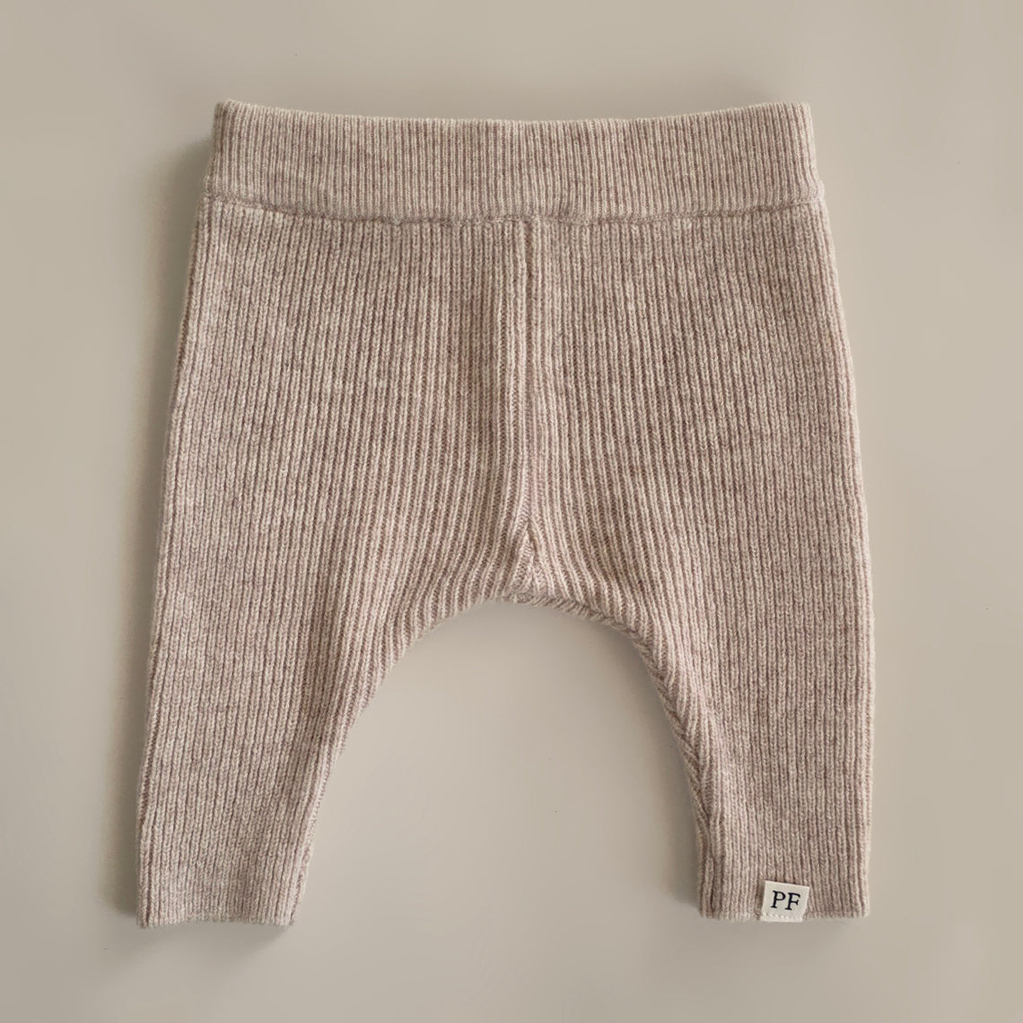 Rib Pants - Merino Wool - Oat