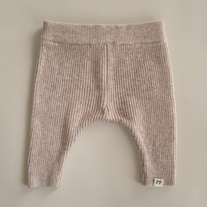 Rib Pants - Merino Wool - Oat