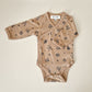 Baby Bodysuit - Long Sleeves - Botanica - Petit Filippe