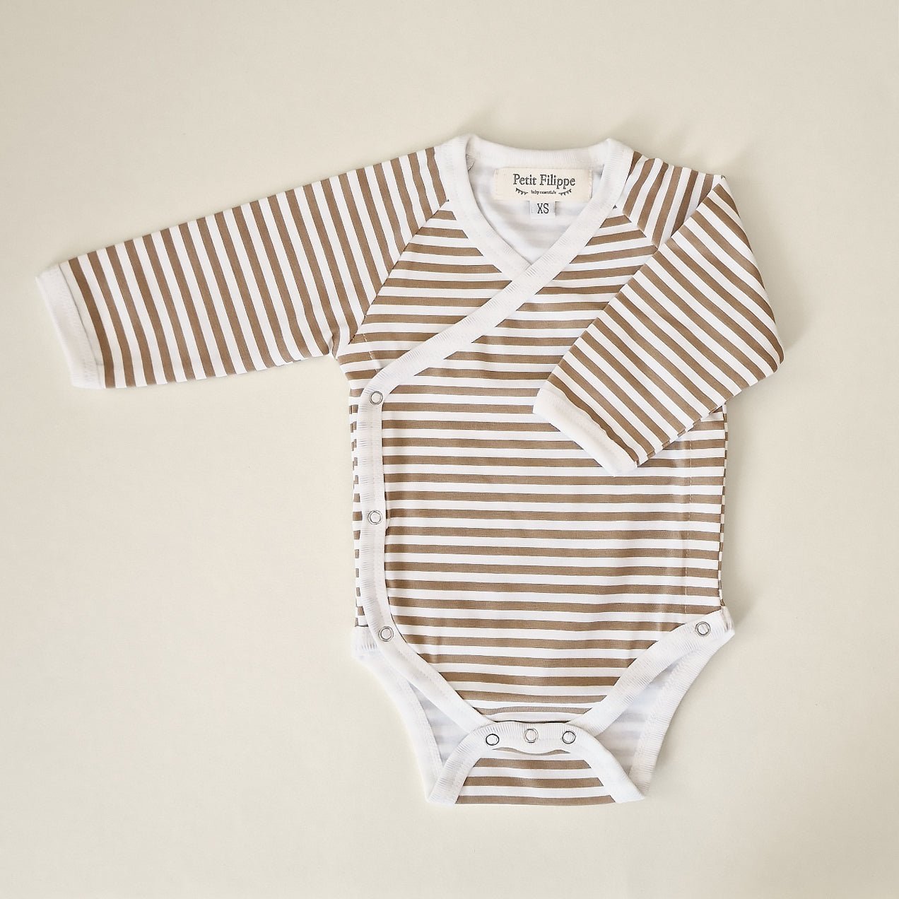 Baby Bodysuit - Long Sleeves - Striped - Petit Filippe